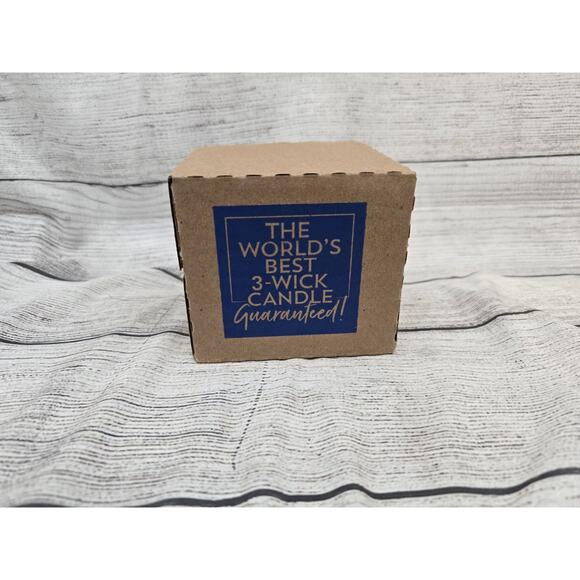 BATH & BODY WORKS White barn Eucalyptus Snowfall 3-WICK HOLIDAY SCENTED Candle - Picture 2 of 4